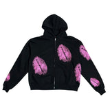 Fingerprint Zip-up (PINK)
