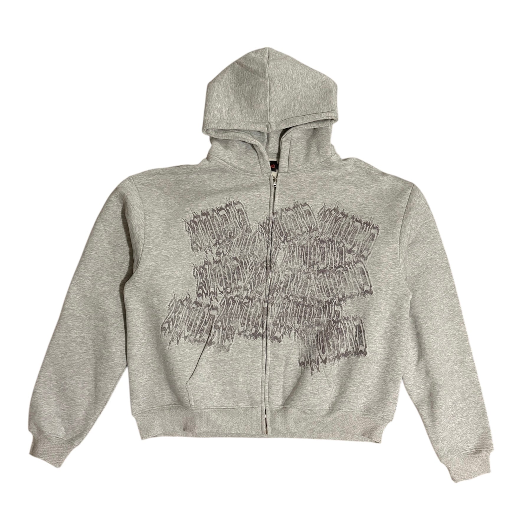 STAMP ZIP-UP (GREY)