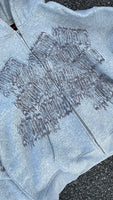 STAMP ZIP-UP (GREY)