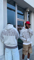 STAMP ZIP-UP (GREY)