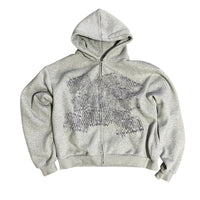 STAMP ZIP- UP (GREY)