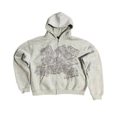 STAMP ZIP- UP (GREY)